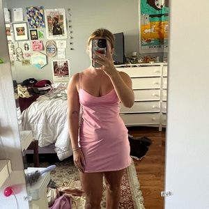 Pink edikted dress